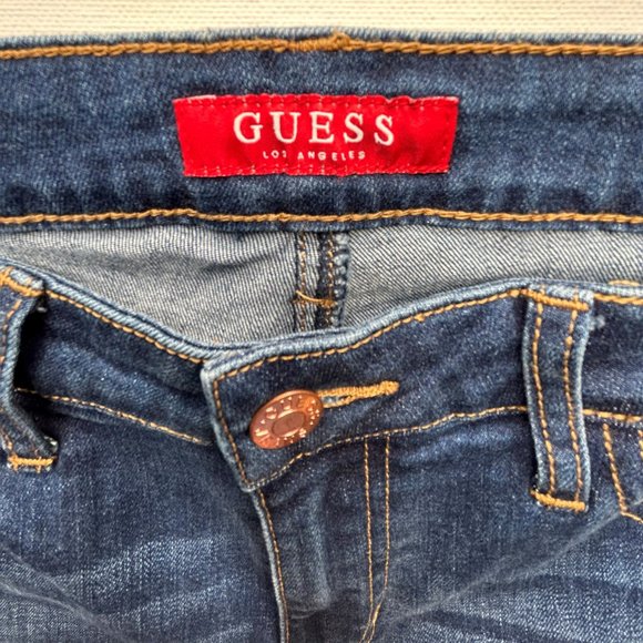 Guess Denim - GUESS embellished cropped jeans